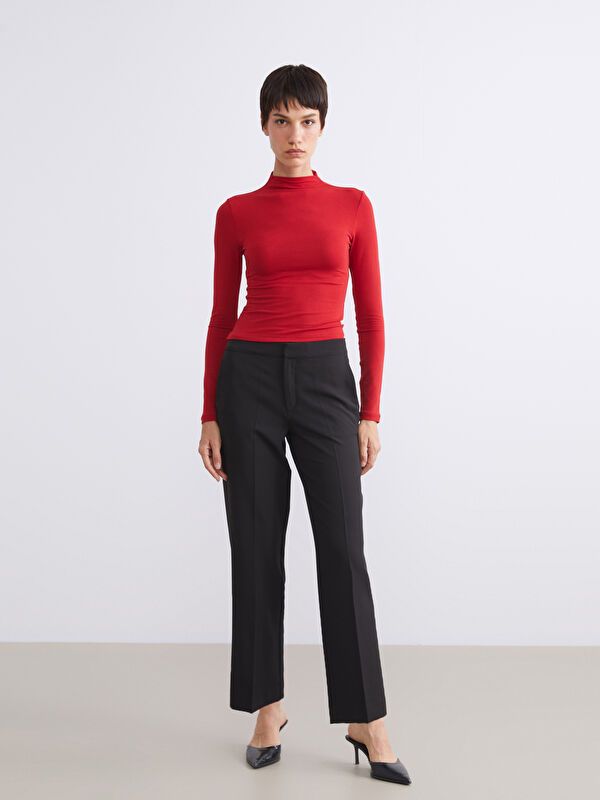 Moudda LC Waikiki - Pantalon tissé moyen Femme Noir - Tunisie 1