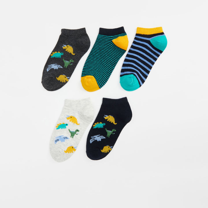 Moudda LC Waikiki - Chaussettes pour sneakers Garçon Fil mélangé teint - Tunisie 1