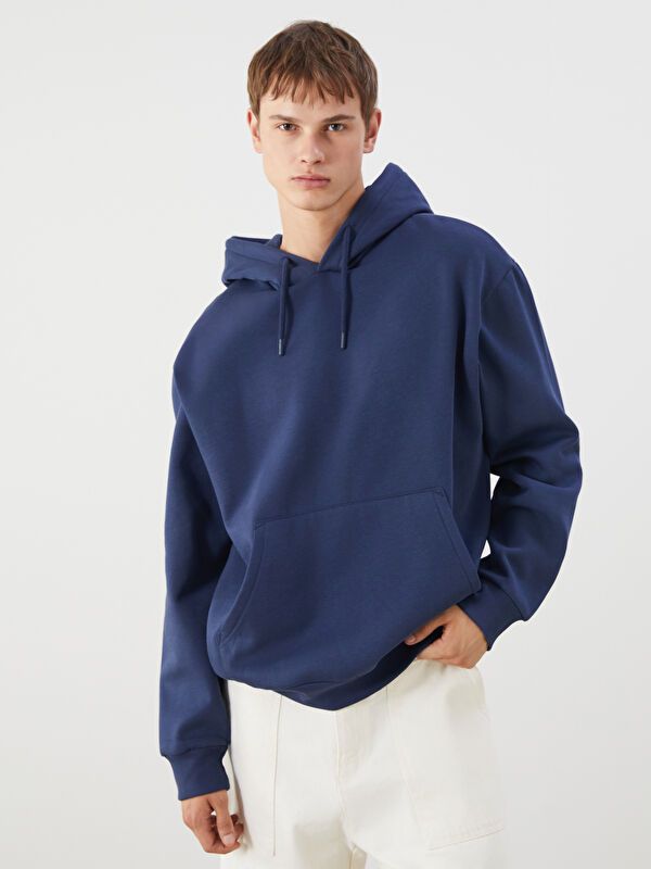Moudda LC Waikiki - Sweatshirt en jersey Homme Indigo - Tunisie 1