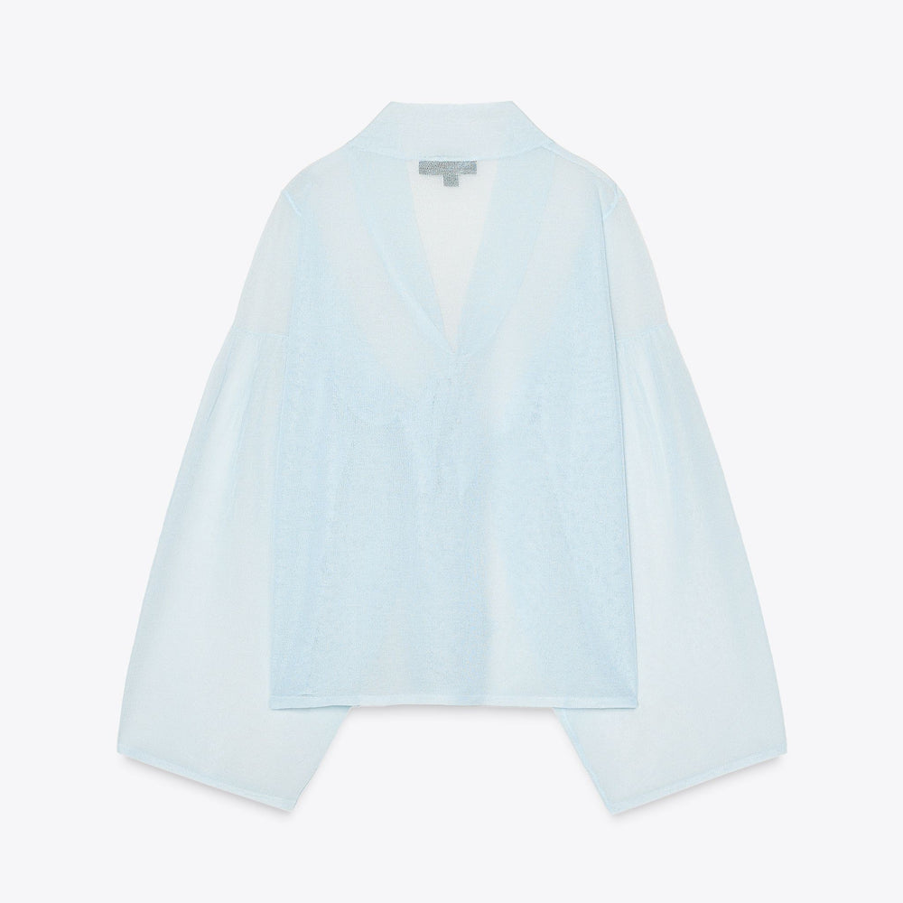 Moudda ZARA - Blouse Maille Fine - Nœud - Tunisie 2