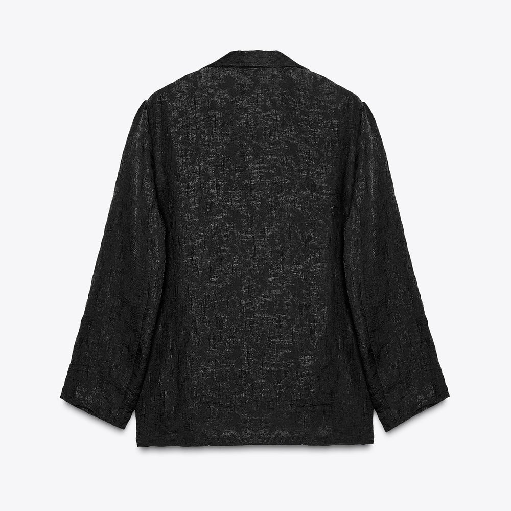 Moudda ZARA - Ensemble Blazer - Organza Froissé & Bouton Bijou - Tunisie 2