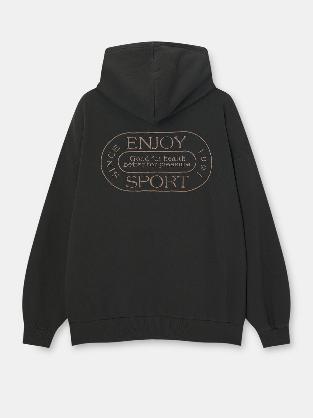 Moudda PULL & BEAR - Sweat à Capuche Sport Teinture Garment Brodé - Tunisie 4