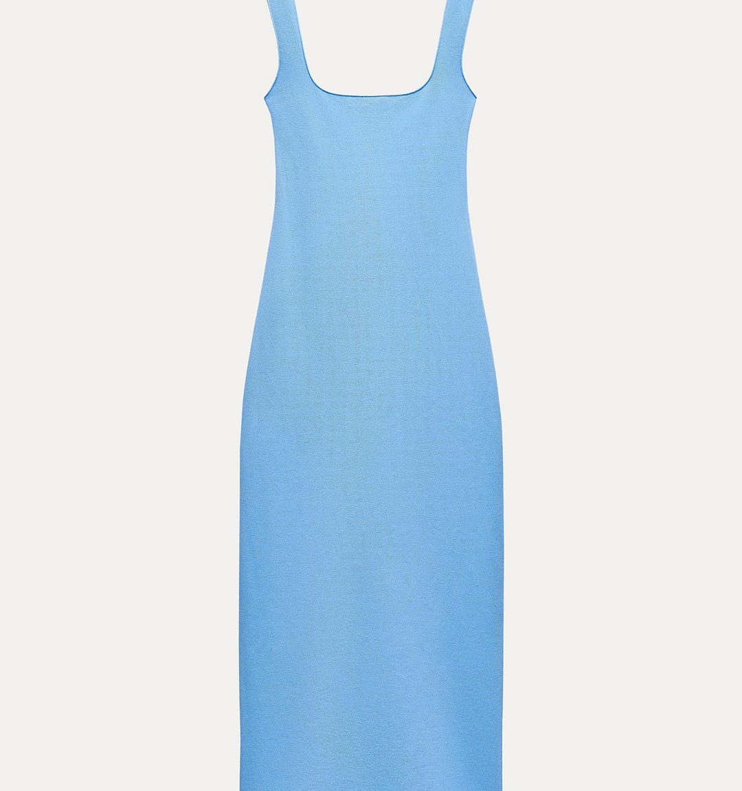 Moudda ZARA - Robe mi-longue en maille extensible, encolure carrée - Tunisie 3