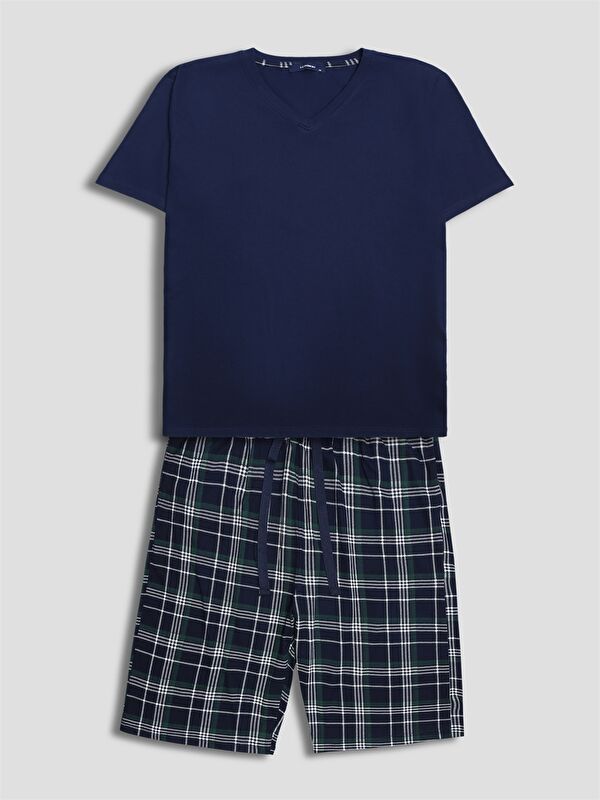 Moudda LC Waikiki - Ensemble pyjama jersey manches courtes-short pour Homme - Tunisie 1