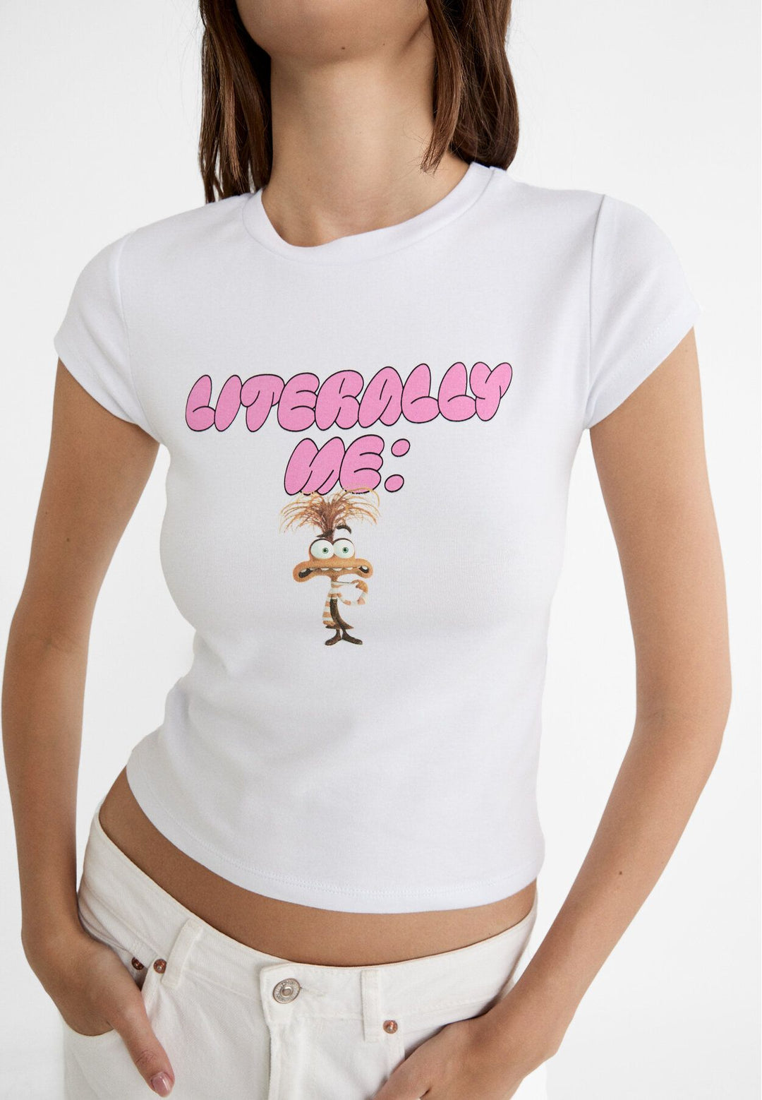 Moudda STRADIVARIUS - T-Shirt Graphique Inside Out 2 - Tunisie 4