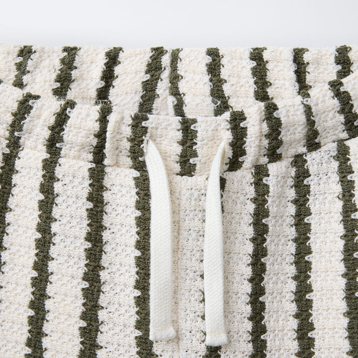 Moudda ZARA - Bermuda Crochet - Vert & Écru - Tunisie 3