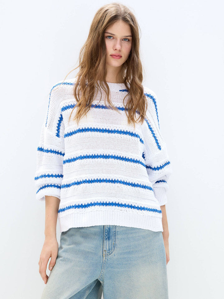 Moudda PULL & BEAR - Pull Pacific - Rayures & Texture - Tunisie 2