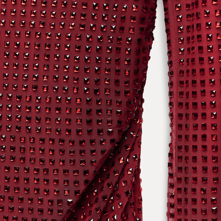 Moudda ZARA - Robe courte en mesh, strass, manches longues - Tunisie 3