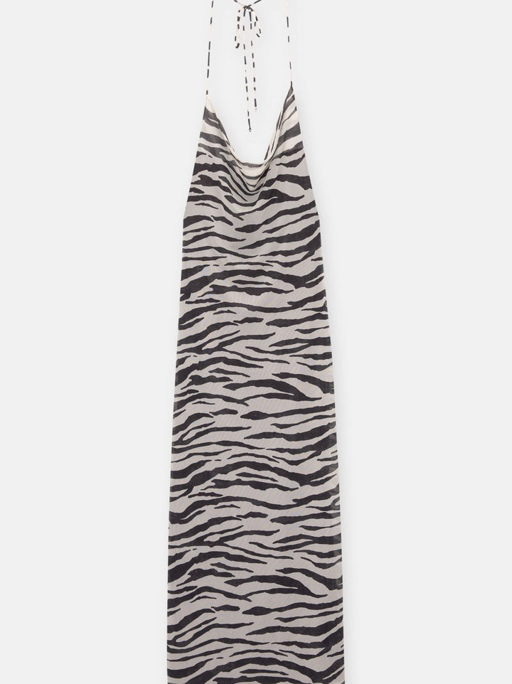 Moudda PULL & BEAR - Robe Longue Encolure Drapée Tulle - Tunisie 1