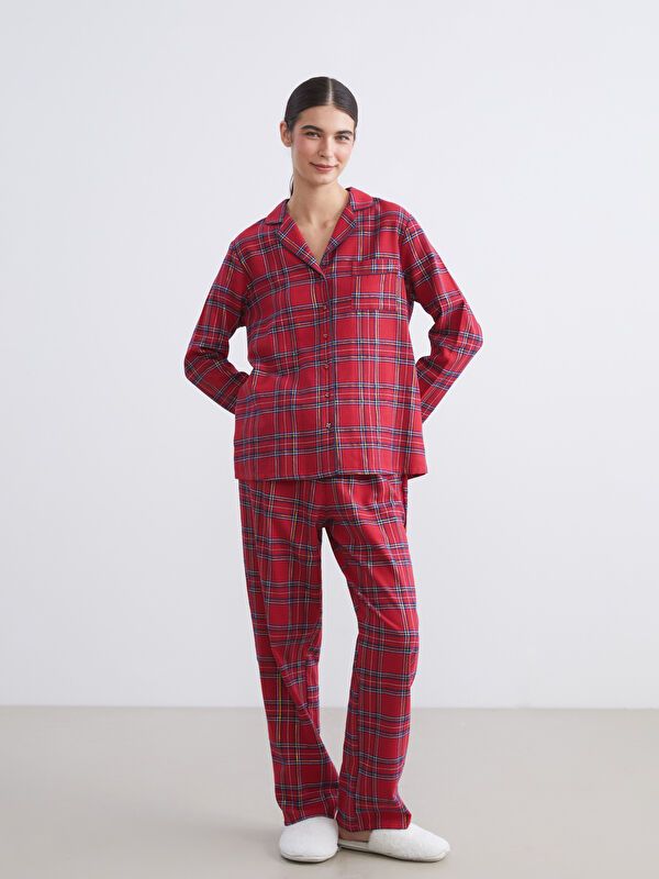 Moudda LC Waikiki - Pyjama tissé à manches longues pour Femmes - Tunisie 2