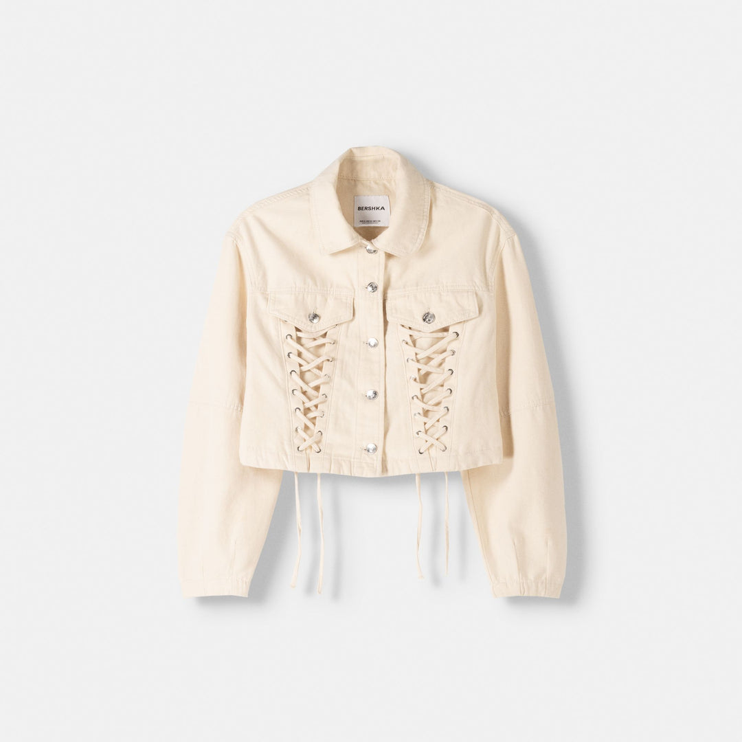 Moudda BERSHKA - Veste coton laçage - Tunisie 1