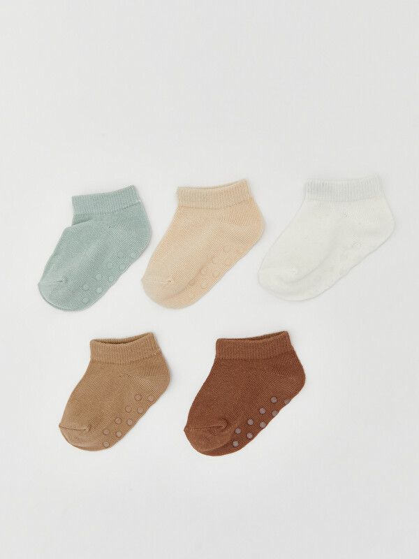 Moudda LC Waikiki - Chaussettes liner trainer (sport) pour Garçon couleur Vert terne - Tunisie 1