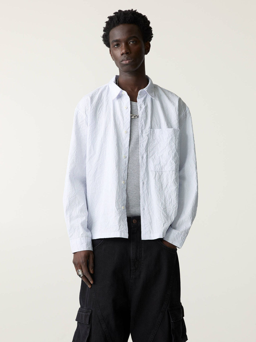 Moudda PULL & BEAR - Chemise - Rayures & Froissée - Tunisie 2