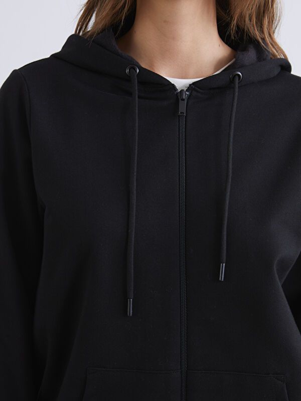 Moudda LC Waikiki - Cardigan en jersey couleur Noir pour femmes - Tunisie 3