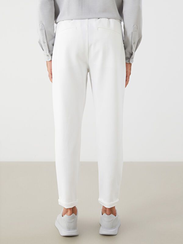 Moudda LC Waikiki - Pantalon tissé moyen Homme Ecru - Tunisie 4