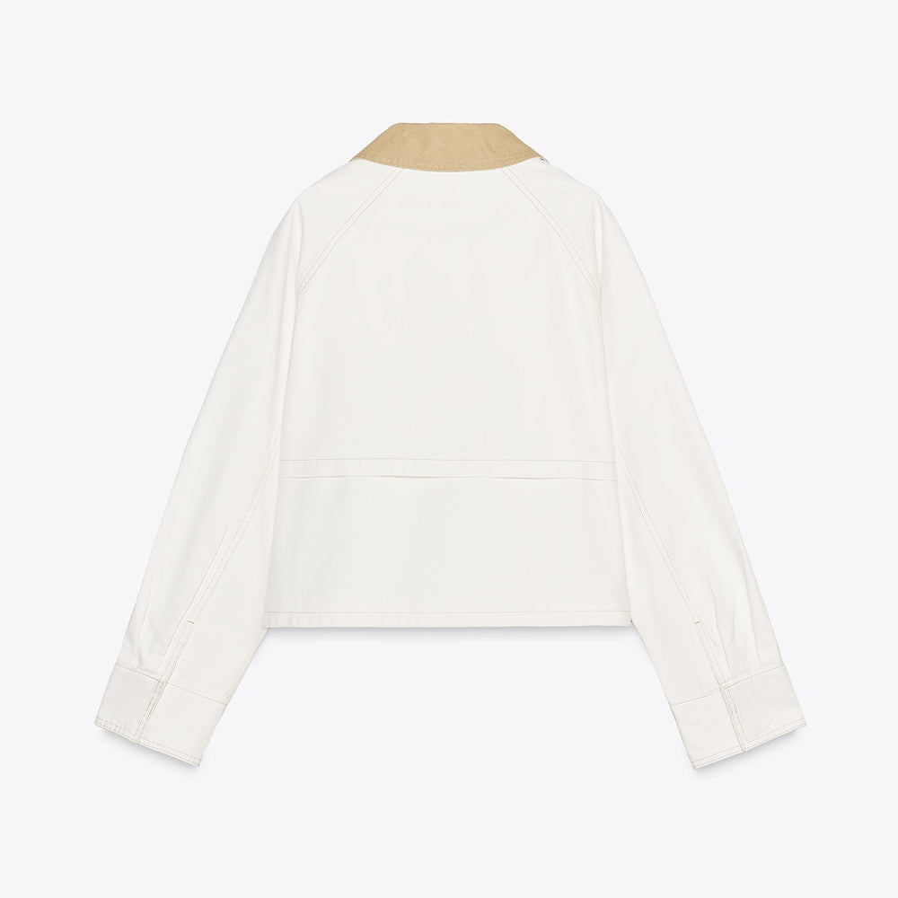 Moudda ZARA - Veste Ciree - Manches Raglan & Col Canvas - Tunisie 2