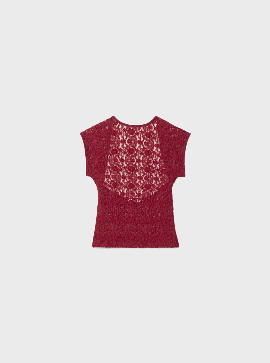 Moudda STRADIVARIUS - T-Shirt Mini Manches Dos Nu en Dentelle - Tunisie 2