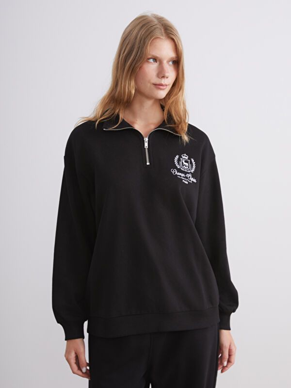 Moudda LC Waikiki - Sweatshirt en jersey Femme Noir - Tunisie 1