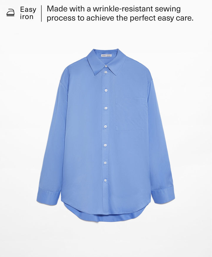 Moudda Oysho - Chemise Repassage Facile Oversize - Tunisie 1