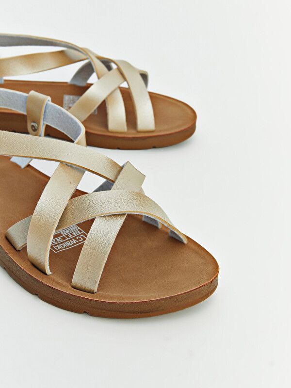 Moudda LC Waikiki - Sandales pour Femme couleur Or - Tunisie 2