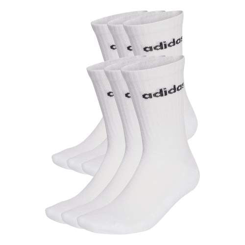 Moudda Adidas - Chaussettes rembourrées hauteur mollet logo linéaire (6 paires) - Tunisie 1
