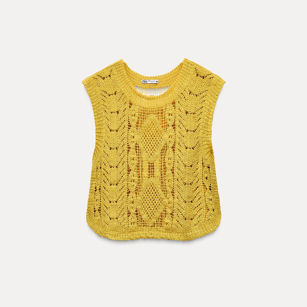 Moudda ZARA - Gilet Top en Crochet - Tunisie 2