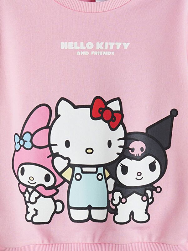 Moudda LC Waikiki - Sweatshirt en jersey sous licence Fille Rose - Tunisie 2