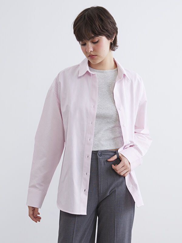 Moudda LC Waikiki - Chemise manches longues en tissu pour Femme - Tunisie 1