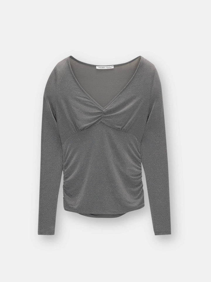 Moudda PULL & BEAR - Top - Fronces & Brillant - Tunisie 3