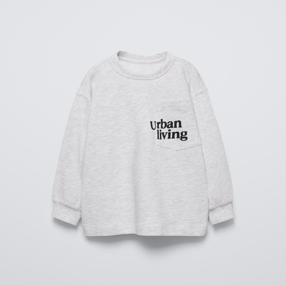 Moudda ZARA - T-shirt enfant gris imprimé flocké - Tunisie 2