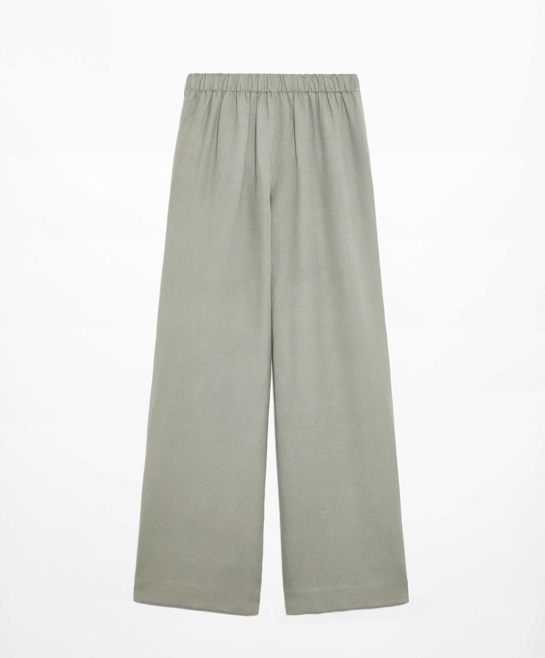 Moudda Oysho - Pantalon Croisé Lin Viscose Taille Haute - Tunisie 1