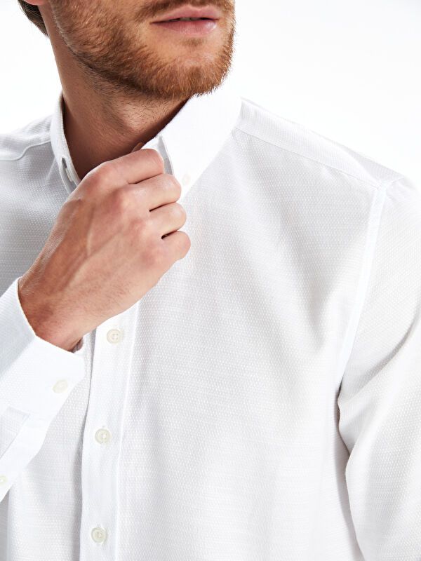 Moudda LC Waikiki - Chemise tissée à manches longues pour Hommes - Tunisie 3