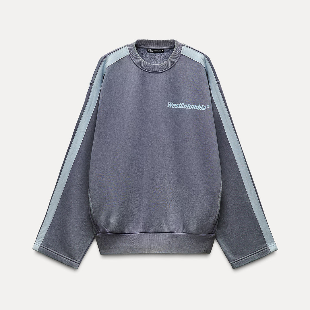 Moudda ZARA - Sweat col rond manches longues, style Columbia - Tunisie 2