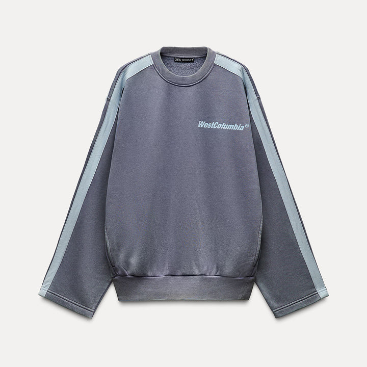 Moudda ZARA - Sweat col rond manches longues, style Columbia - Tunisie 2