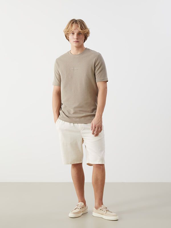 Moudda LC Waikiki - T-shirt en jersey imprimé à manches courtes pour Hommes - Tunisie 2