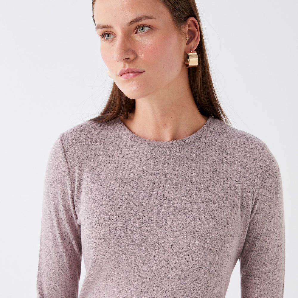 Moudda LC Waikiki - Body jersey manches longues Femme Mélange rose poudré - Tunisie 2