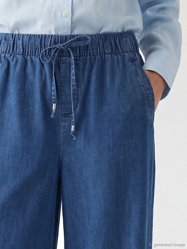 Moudda LC Waikiki - Pantalon en jean pour Femme couleur Rodeo Bleu indigo moyen - Tunisie 3