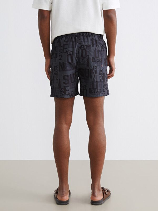 Moudda LC Waikiki - Maillot de bain pour Homme couleur Noir imprimé - Tunisie 4