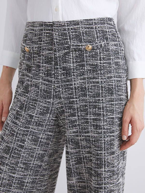 Moudda LC Waikiki - Pantalon tissé moyen Femme Mélange de gris - Tunisie 3