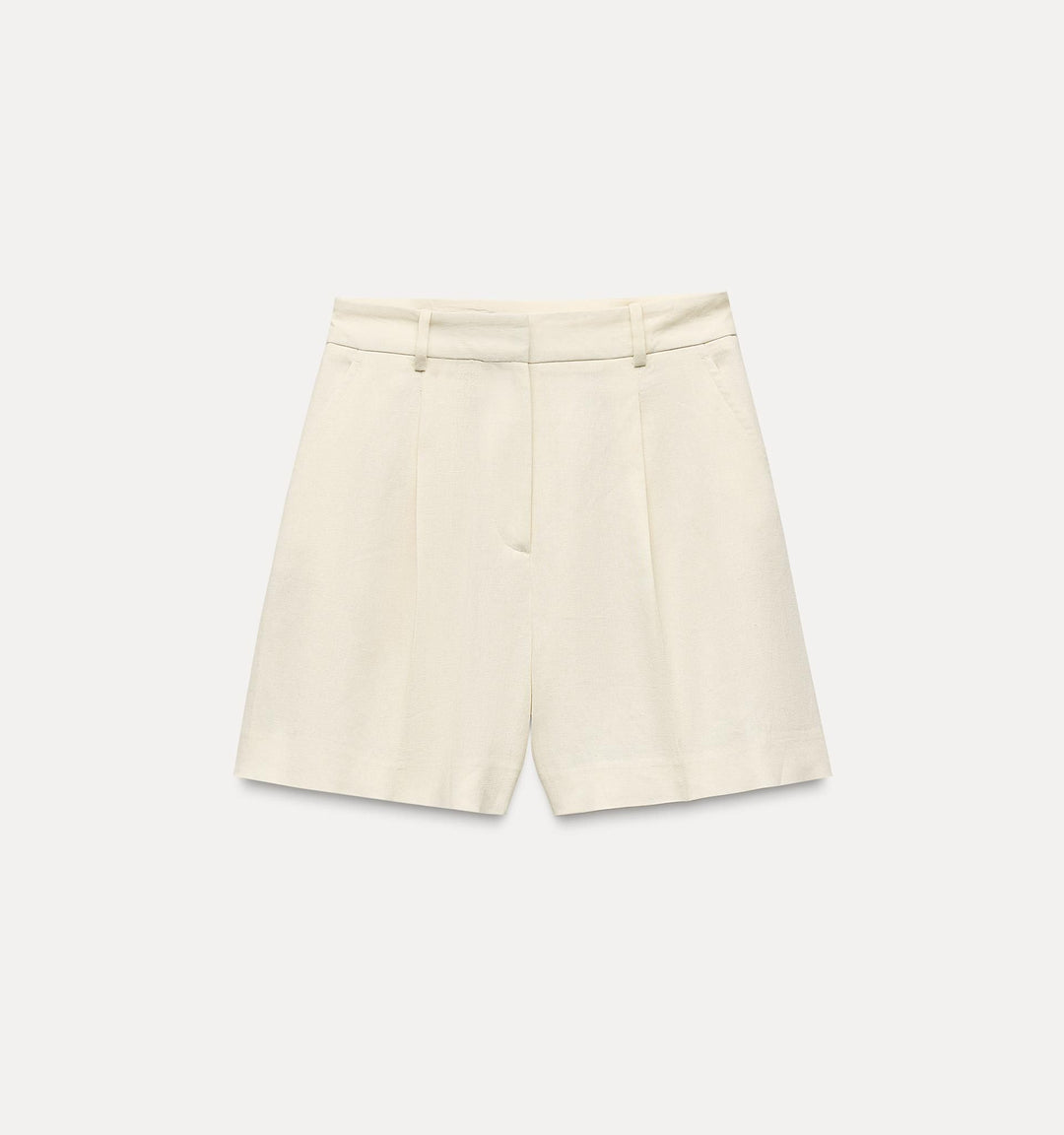 Moudda ZARA - Bermuda taille haute lin plis (Ensemble) - Tunisie 4