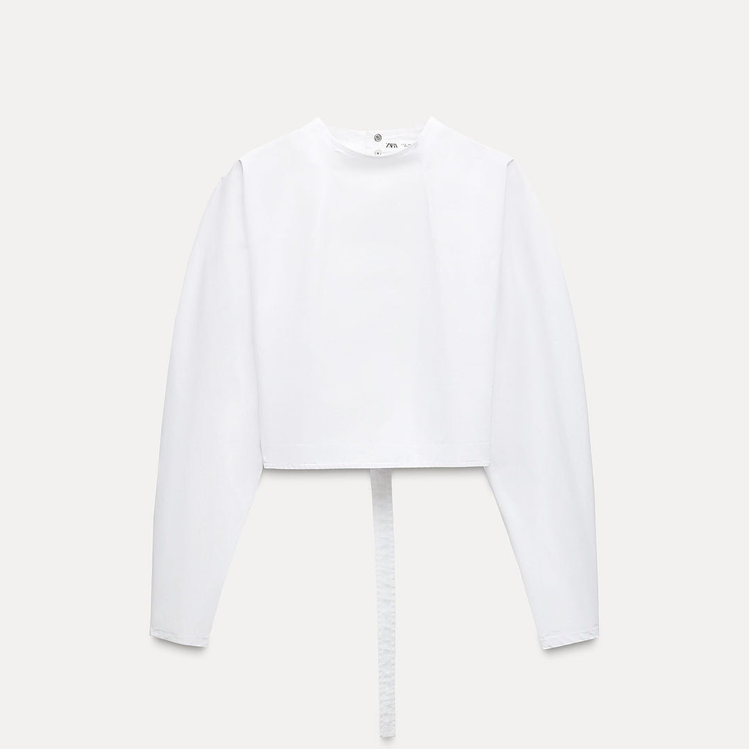 Moudda ZARA - Chemise popeline découpe dos - Tunisie 1