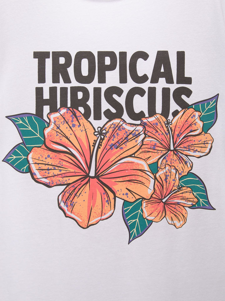 Moudda PULL & BEAR - Body Graphique Hibiscus - Tunisie 3