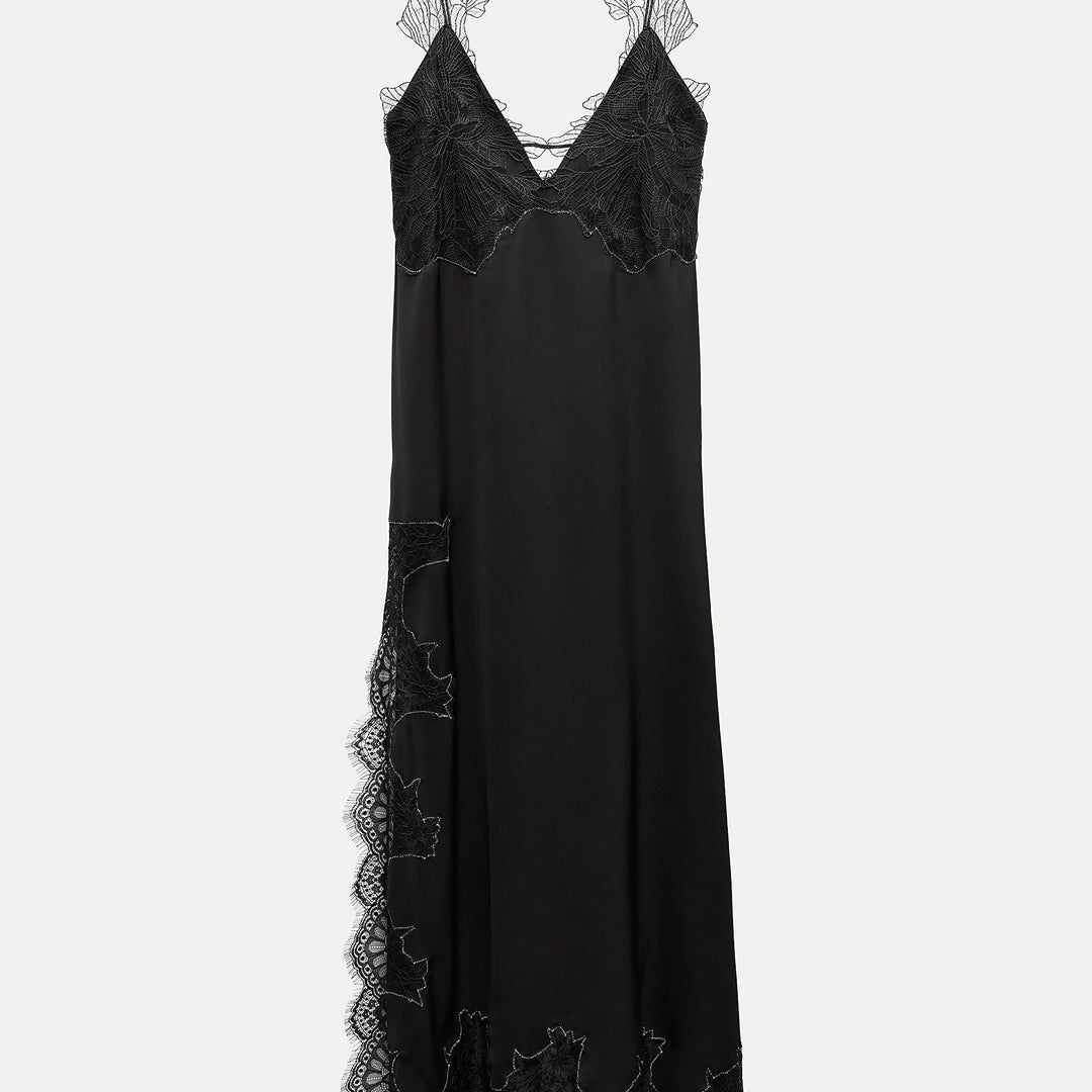 Moudda ZARA - Robe mi-longue de soie détail dentelle - Tunisie 2
