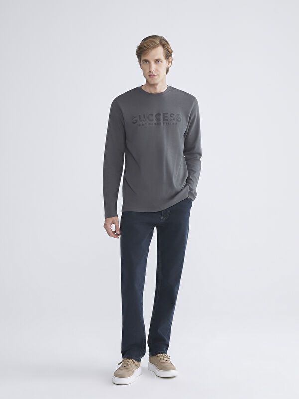 Moudda LC Waikiki - Sweatshirt imprimé basique pour Homme - Tunisie 2