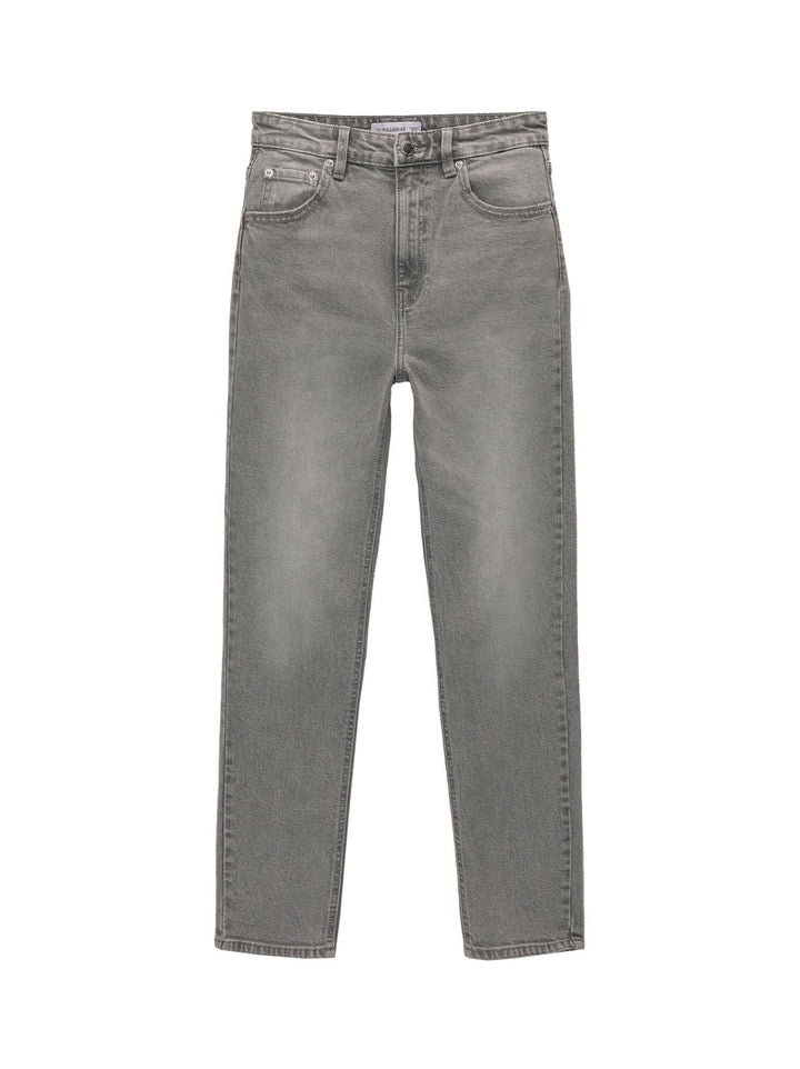 Moudda PULL & BEAR - Pantalon Mom Confort (Gris) - Tunisie 1
