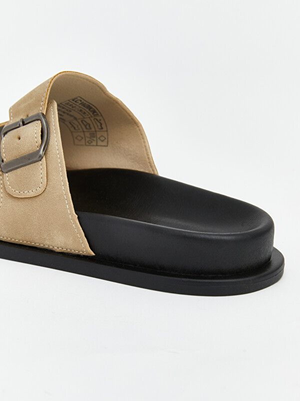 Moudda LC Waikiki - Pantoufles pour Homme couleur Beige - Tunisie 5