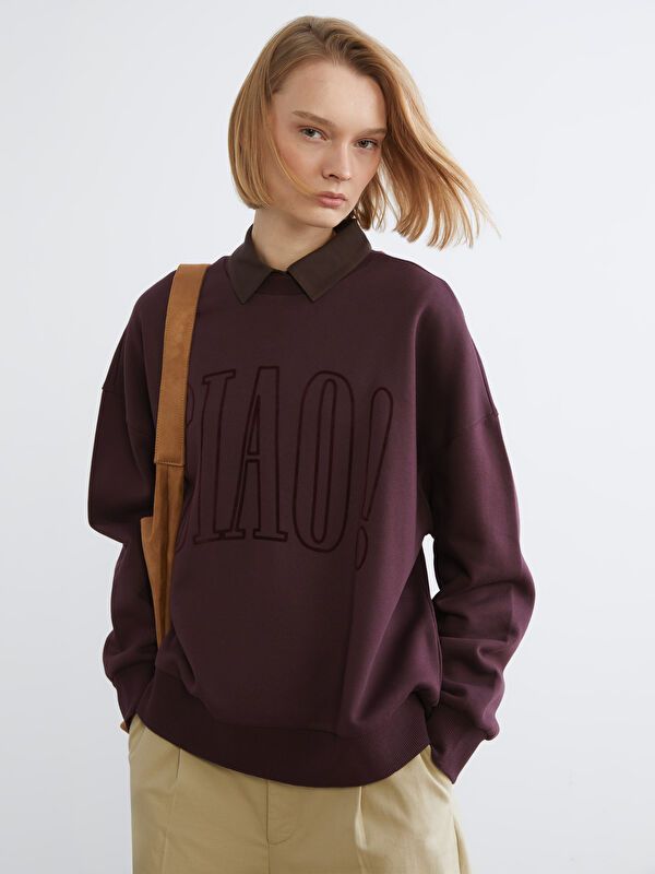 Moudda LC Waikiki - Sweat-shirt en jersey imprimé pour Femmes - Tunisie 1