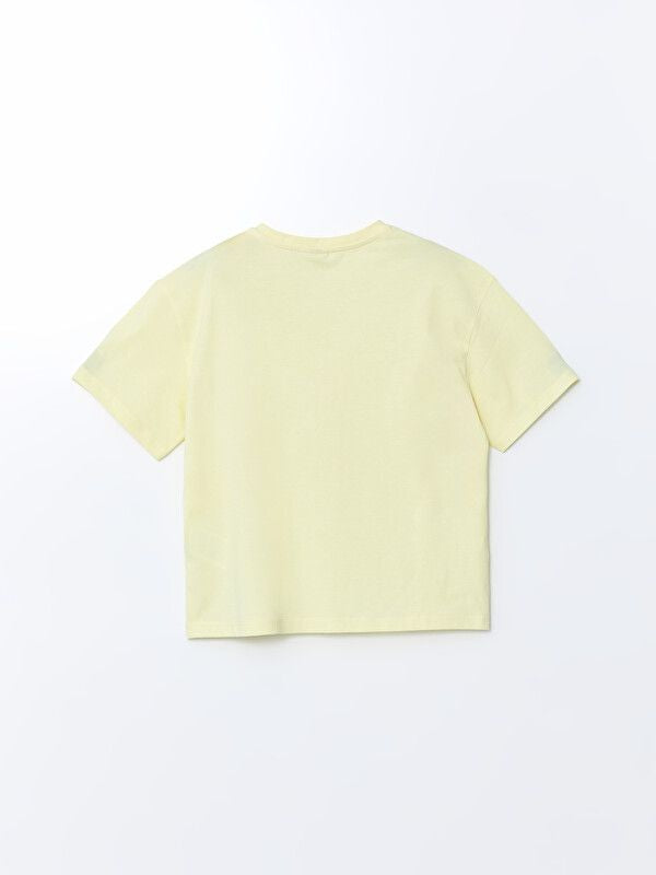 Moudda LC Waikiki - Body manches courtes en jersey pour Fille couleur  Jaune pastel - Tunisie 2