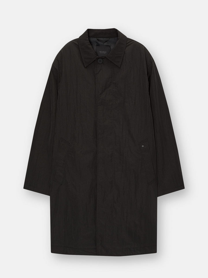 Moudda PULL & BEAR - Veste Type Trench Nylon Noir - Tunisie 1