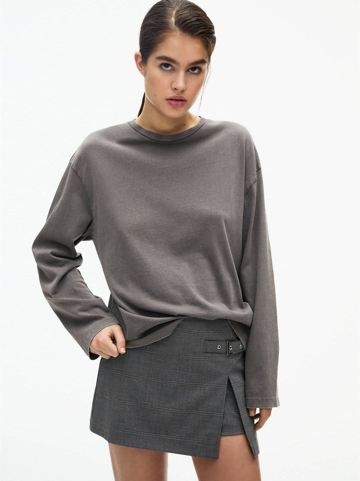 Moudda PULL & BEAR - T-Shirt Basique Oversize - Manches Longues - Tunisie 2